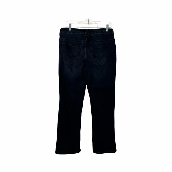 Angels midrise curvy boot cut jeans dark wash size 12 - Picture 3 of 7